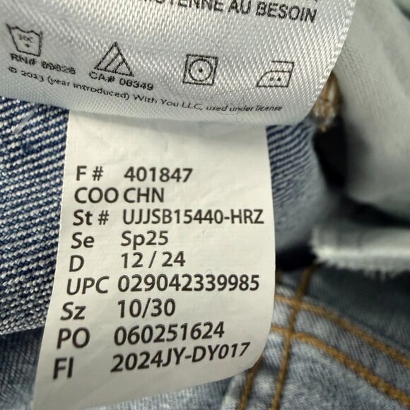 Jessica Simpson Jenna Horizon Utility Wide Leg Cargo Jeans NWT Womens Size 10/30 - Picture 10 of 15